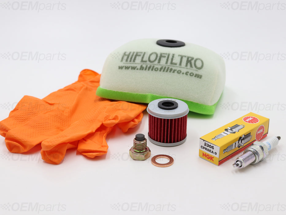 Luftfilter / Oljefilter, Tennplugg, Tappeplugg HONDA CRF 150 (2011-2016)