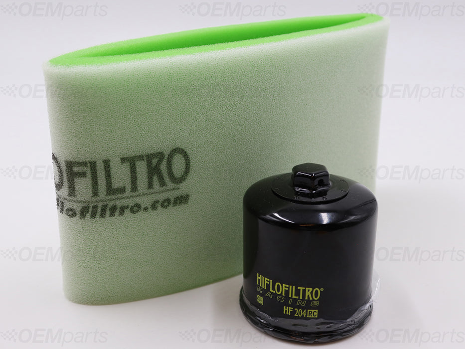 HiFlo Luftfilter og HiFlo Racing Oljefilter KAWASAKI KVF 650 (2005-2017)