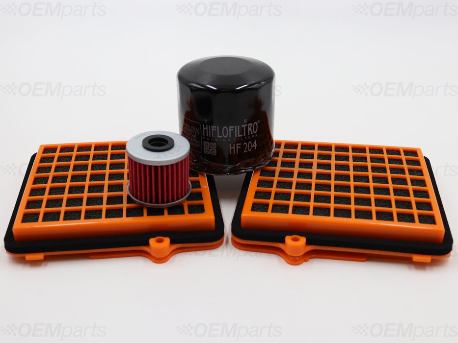 Twin Luftfilter Luftfilter x2, Oljefilter, Girkassefilter HONDA CRF 1000 (2016-2020)