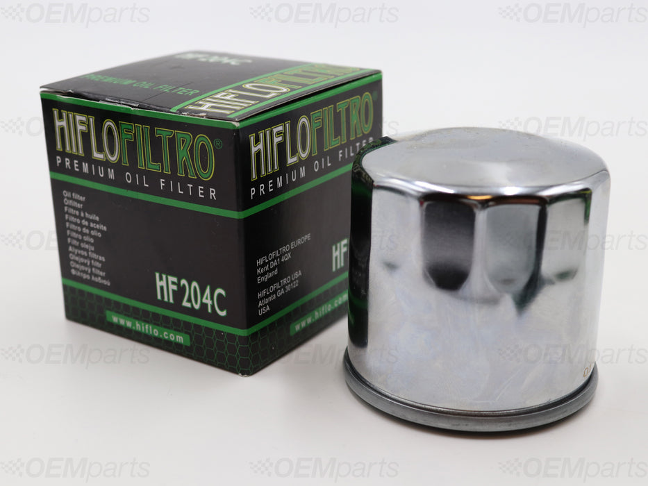 HiFlo Luftfilter og HiFlo Chrome Oljefilter KAWASAKI ER-6F 650 (2006)