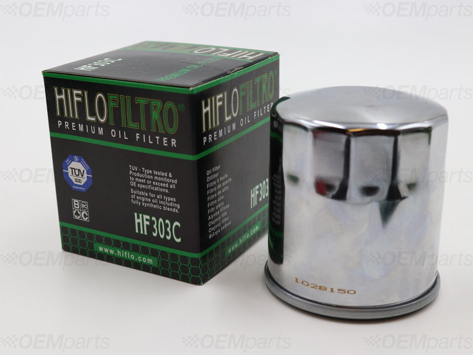 HiFlo Luftfilter og HiFlo Chrome Oljefilter YAMAHA YZF 750 (1993-1998)